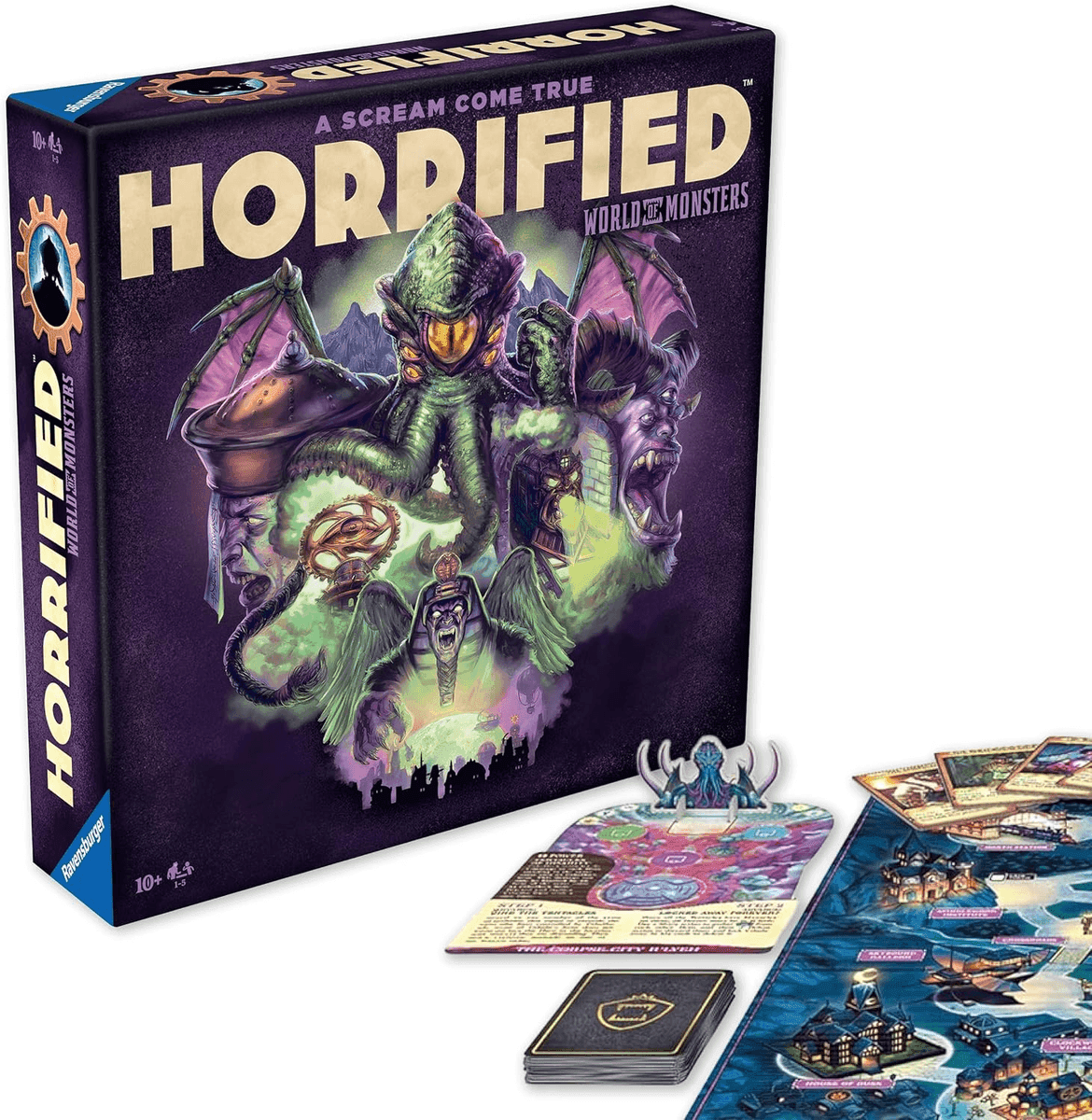 Ravensburger Horrified: World of Monsters Cooperative Board Game