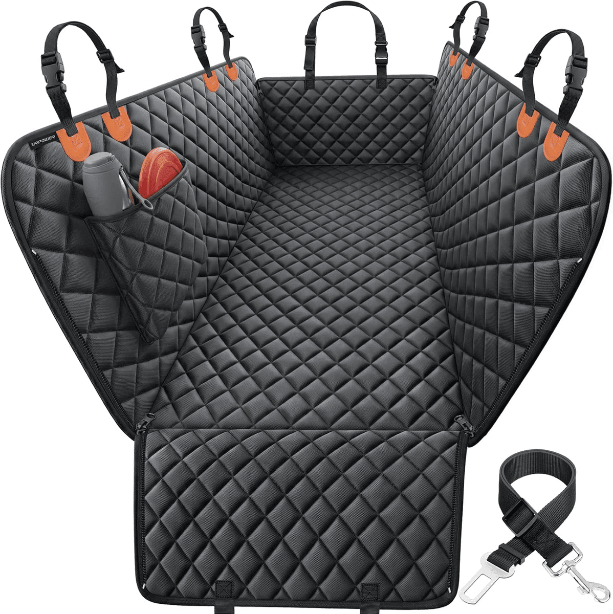 URPOWER Waterproof Dog Car Seat Cover with Side Flaps