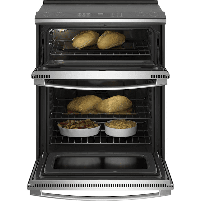 GE Profile 30-Inch Slide-In Double-Oven Electric Range image 2