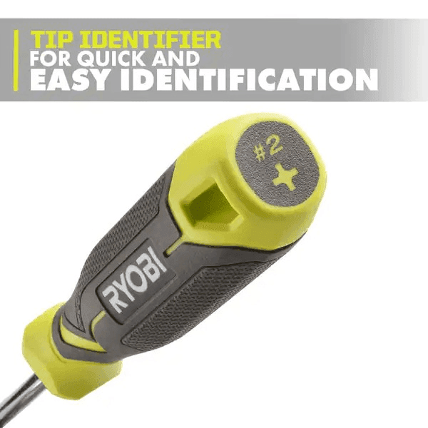 RYOBI 12-Piece Screwdriver Set with Cushion Grip Handles image 5