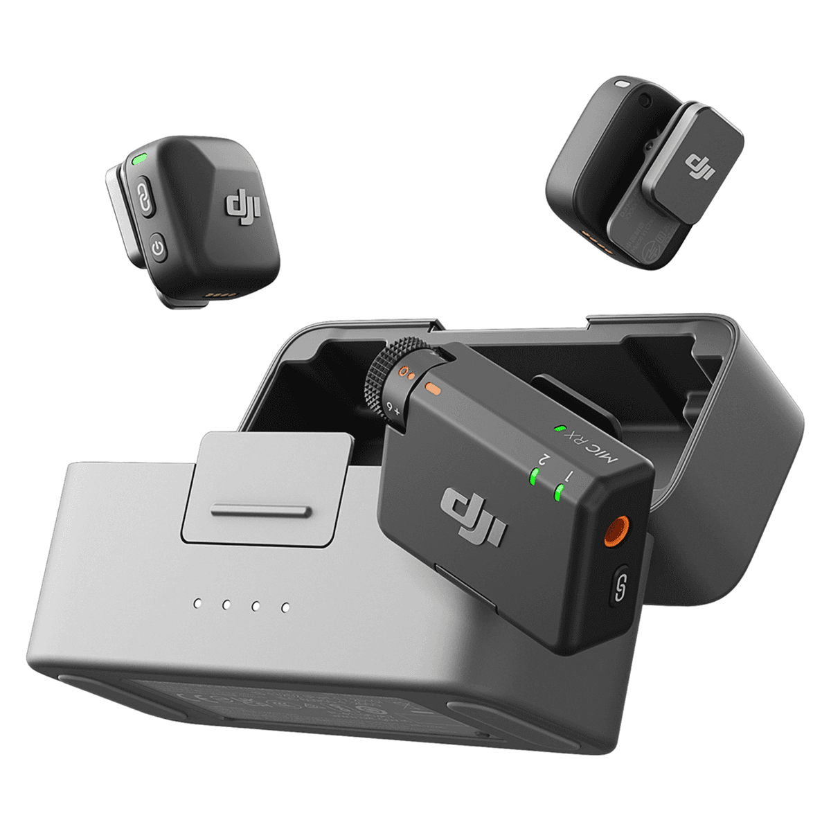 DJI Mic Mini 2-Person Wireless Microphone System with Charging Case