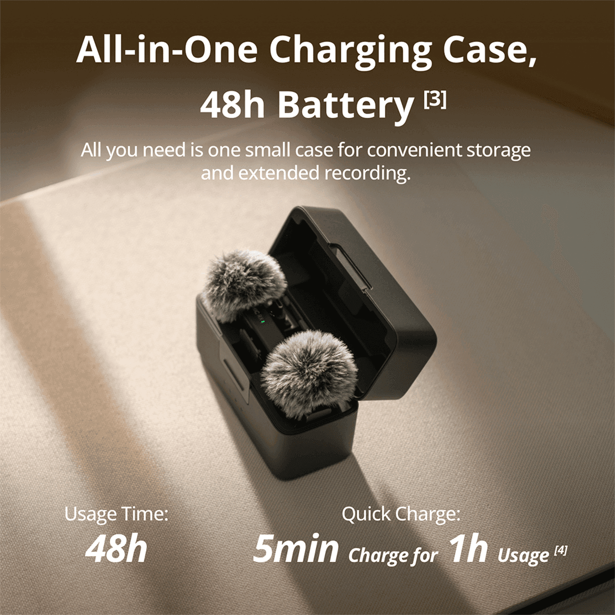 DJI Mic Mini 2-Person Wireless Microphone System with Charging Case image 4
