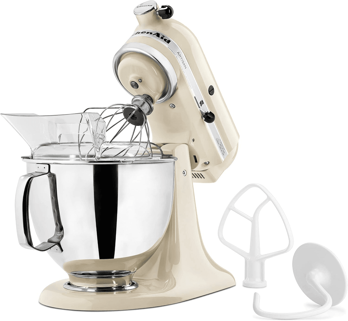 KitchenAid Artisan 5-Qt Stand Mixer - Almond Cream image 3