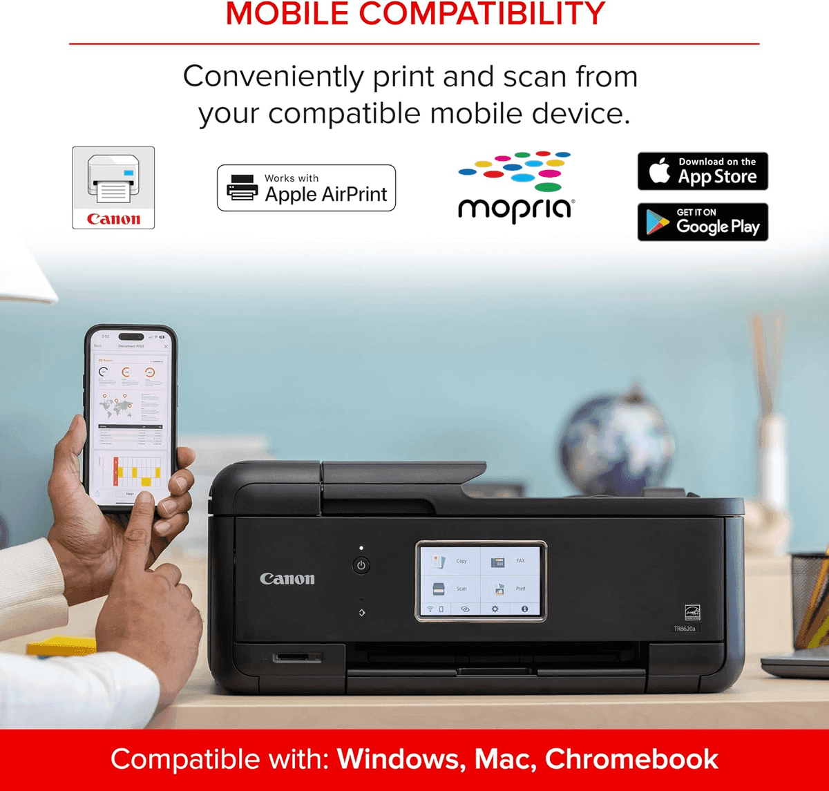 Canon PIXMA TR8620a Wireless All-in-One Printer image 5