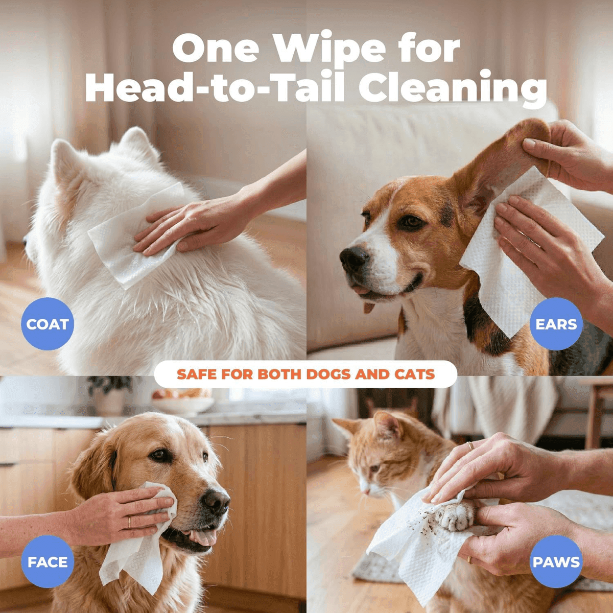 Best Pet Supplies Hydrating Aloe Dog Wipes, 100 Count image 3