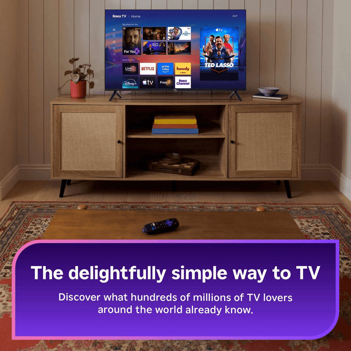 Roku 55-Inch Select Series 4K QLED HDR Smart TV image 2