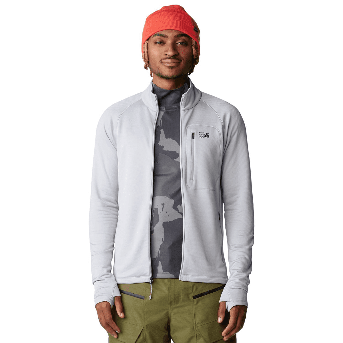 Mountain Hardwear Glacial Trail Full-Zip Jacket - Men's - Glacial, Large image 5
