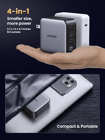UGREEN Nexode 100W 4-Port GaN USB-C Charger image 5