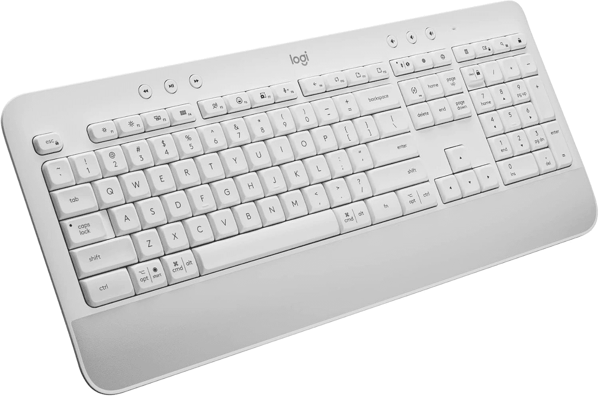 Logitech Signature K650 Full-Size Wireless Keyboard - Off White