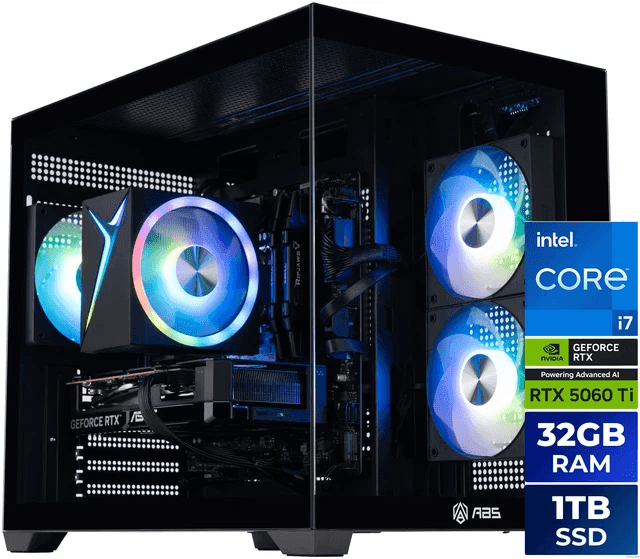 ABS Flux II Aqua Gaming PC - i7-14700F, RTX 5060 Ti, 32GB, 1TB image 2