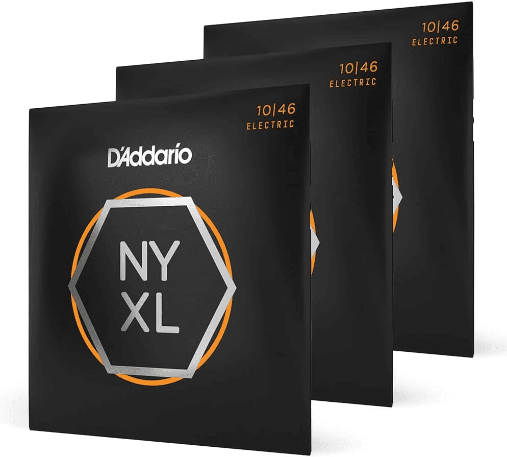 D'Addario NYXL Electric Guitar Strings 10-46 - 3 Pack