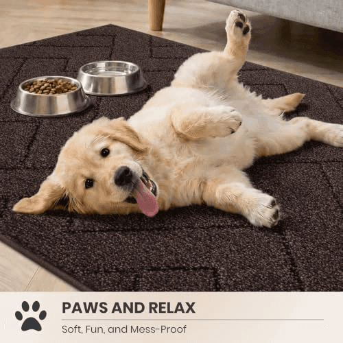 PURRUGS 24 x 59-Inch Washable Hallway Runner Rug - Brown image 3
