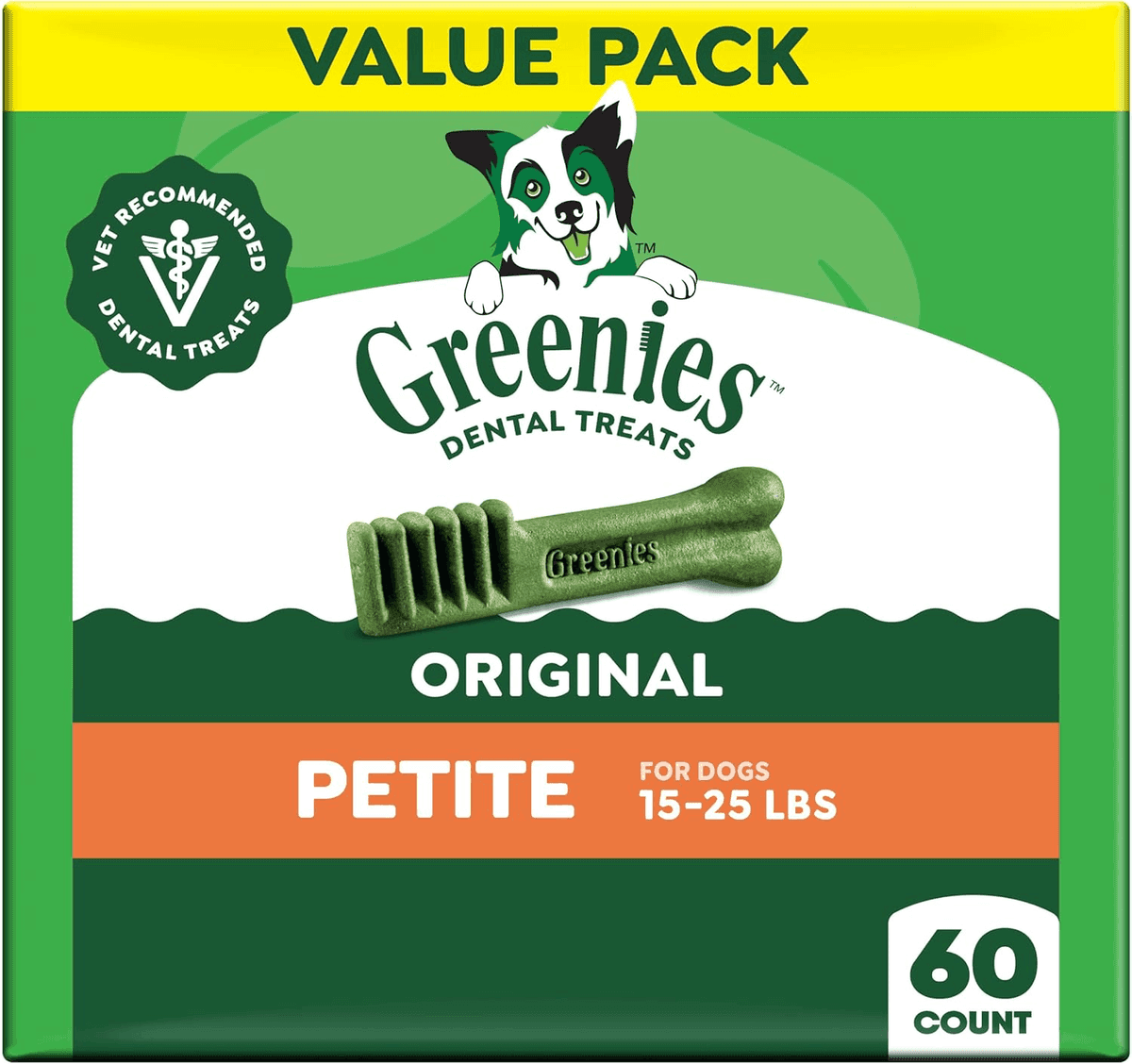 Greenies Petite Dental Dog Treats, 36 oz (60 Count) - $29.97