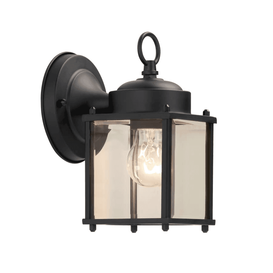 [Ends 10/14] Project Source Morlake Matte Black Outdoor Wall Light