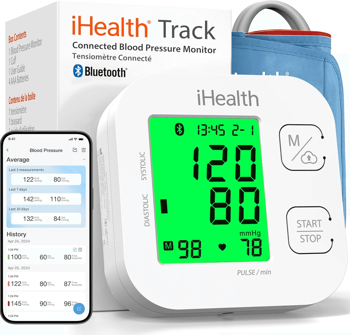 iHealth Track Smart Upper Arm Blood Pressure Monitor
