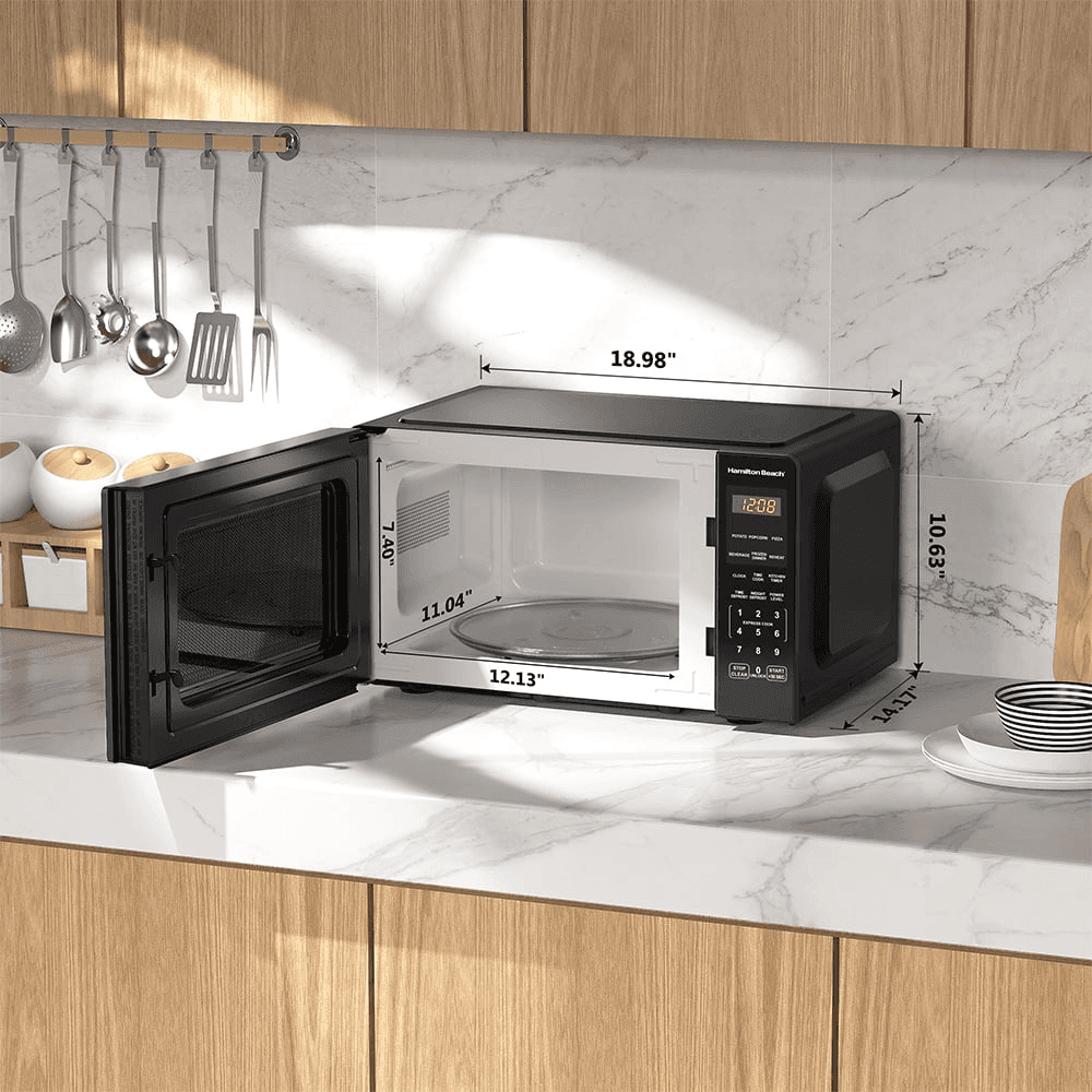 Hamilton Beach 0.9 Cu. Ft. 900W Countertop Microwave - $59 image 2