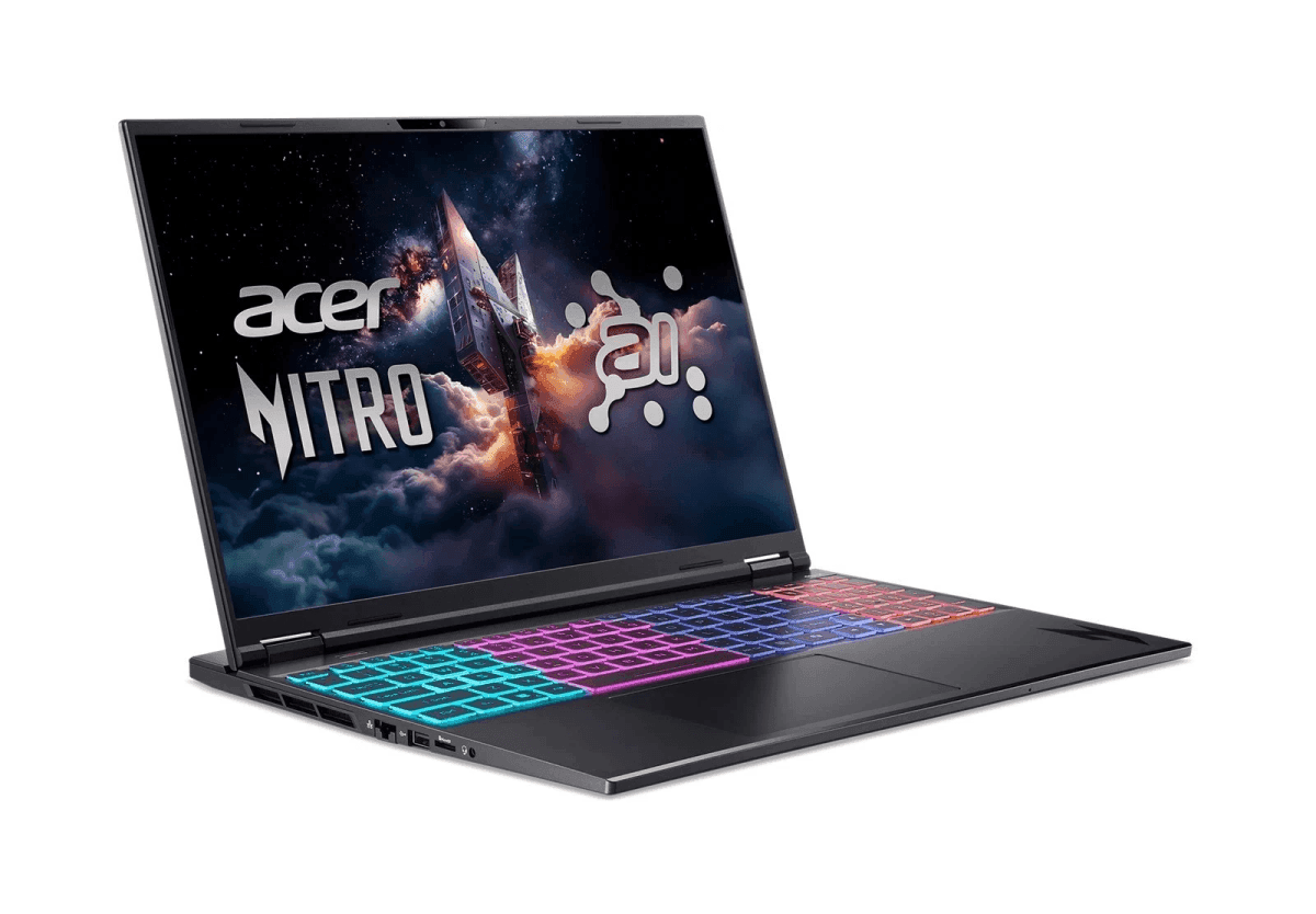 Acer Nitro Slim 16 Gaming Laptop with Ryzen AI 7 and RTX 5070 Ti image 2