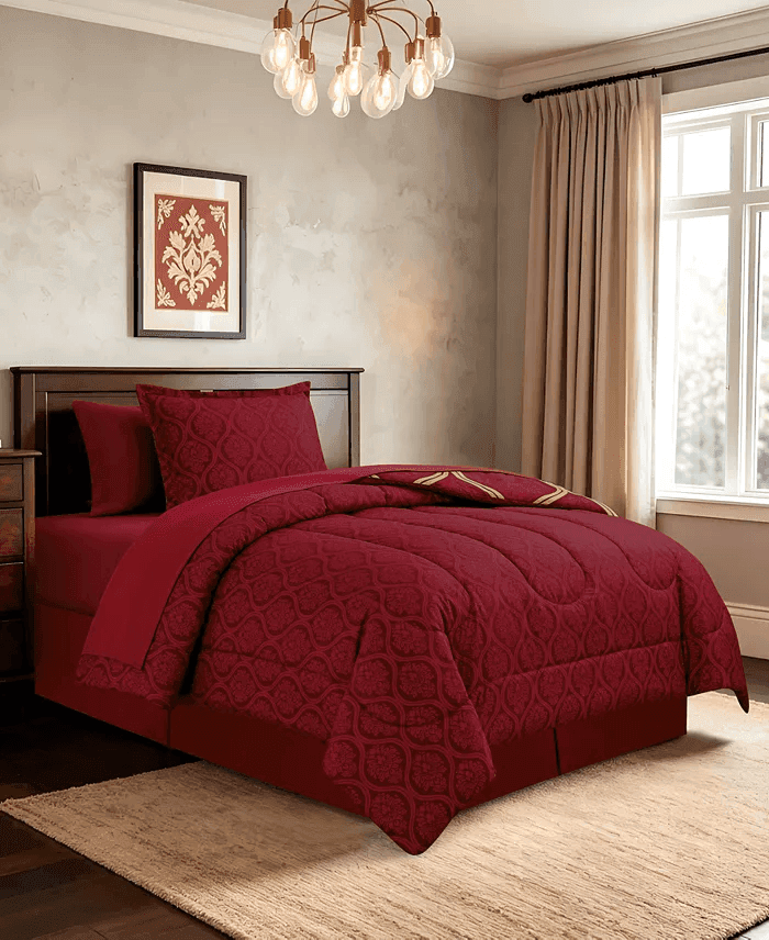 Macy's Ogee 8-Piece Comforter Set, King image 3