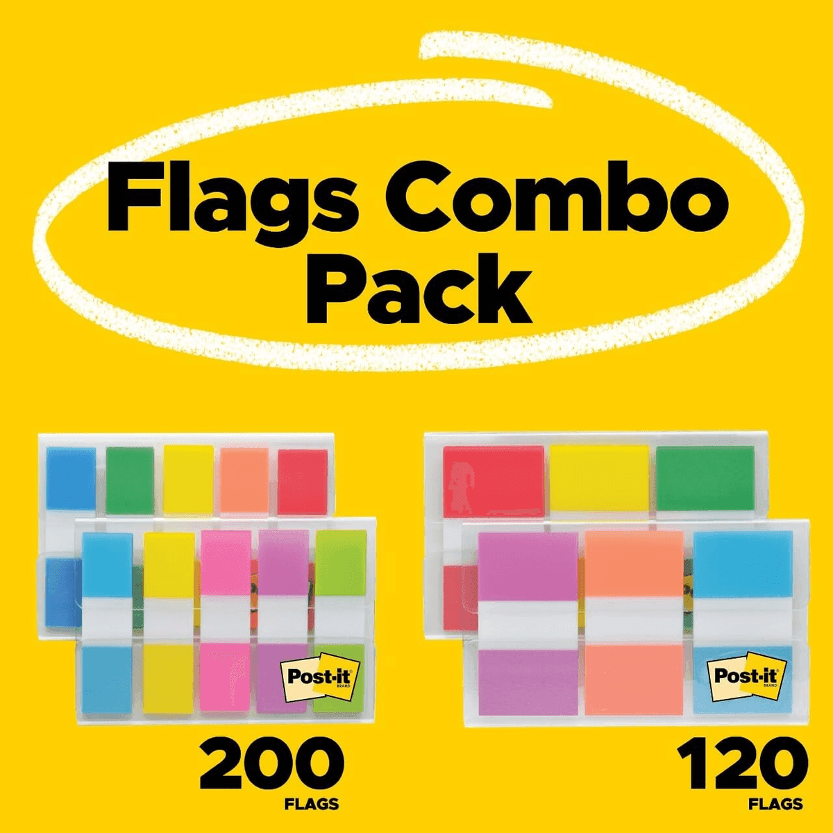 Post-it Flags Combo Pack, 320 Flags with Pop-Up Dispenser image 2