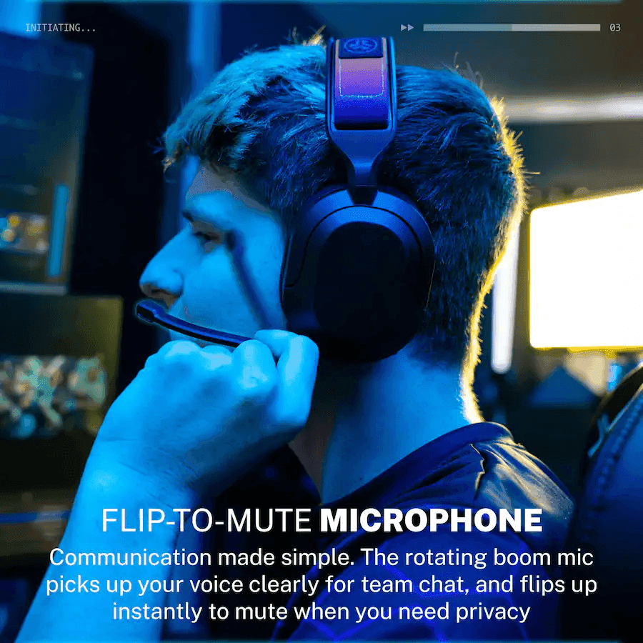 JLab Nightfall Wireless Bluetooth Gaming Headset - Black image 5