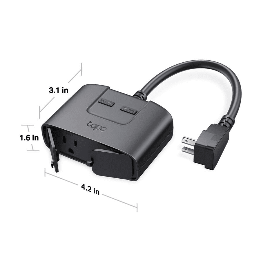 TP-Link Tapo TP25 Matter Outdoor Dual Smart Plug image 2