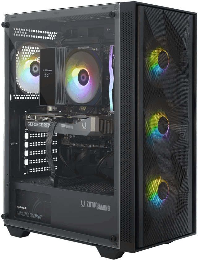 ZOTAC GAMING MEK RTX 5050 Ryzen 5 Gaming Desktop