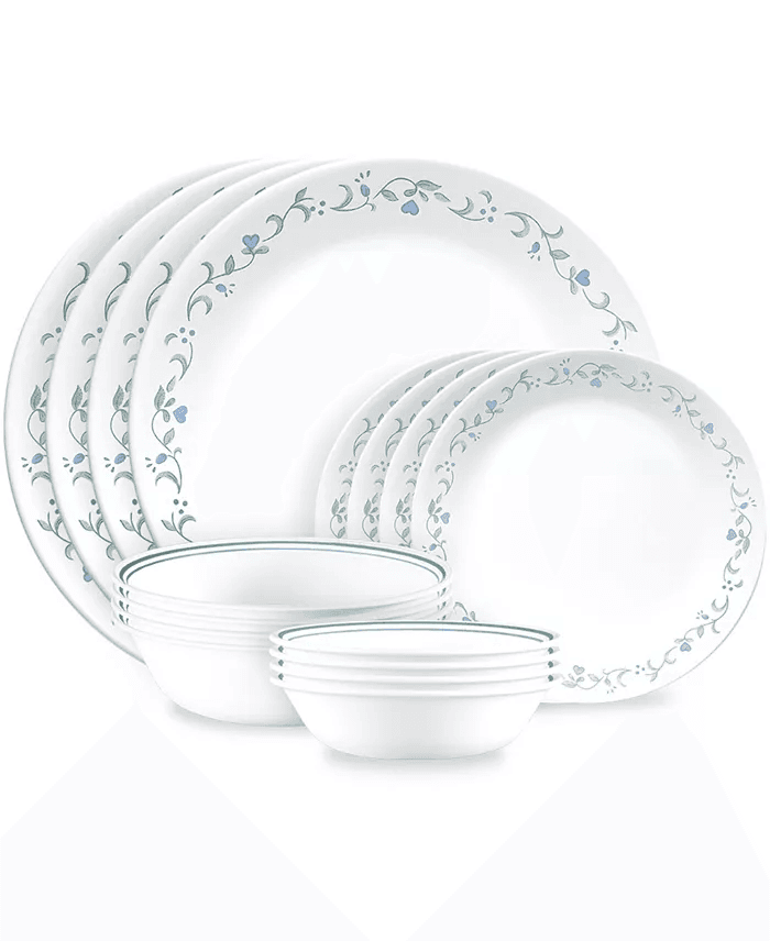 Corelle Country Cottage 16-Piece Dinnerware Set, Service for 4