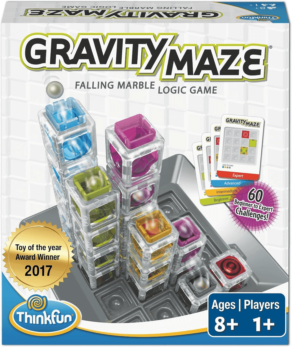 ThinkFun Gravity Maze Falling Marble Logic Game