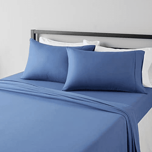 Amazon Basics King 4-Piece Microfiber Sheet Set (Dutch Blue)