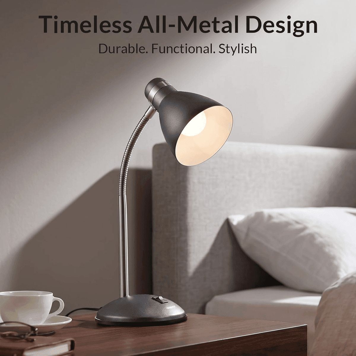 LEPOWER Metal Adjustable Gooseneck Desk Lamp image 3