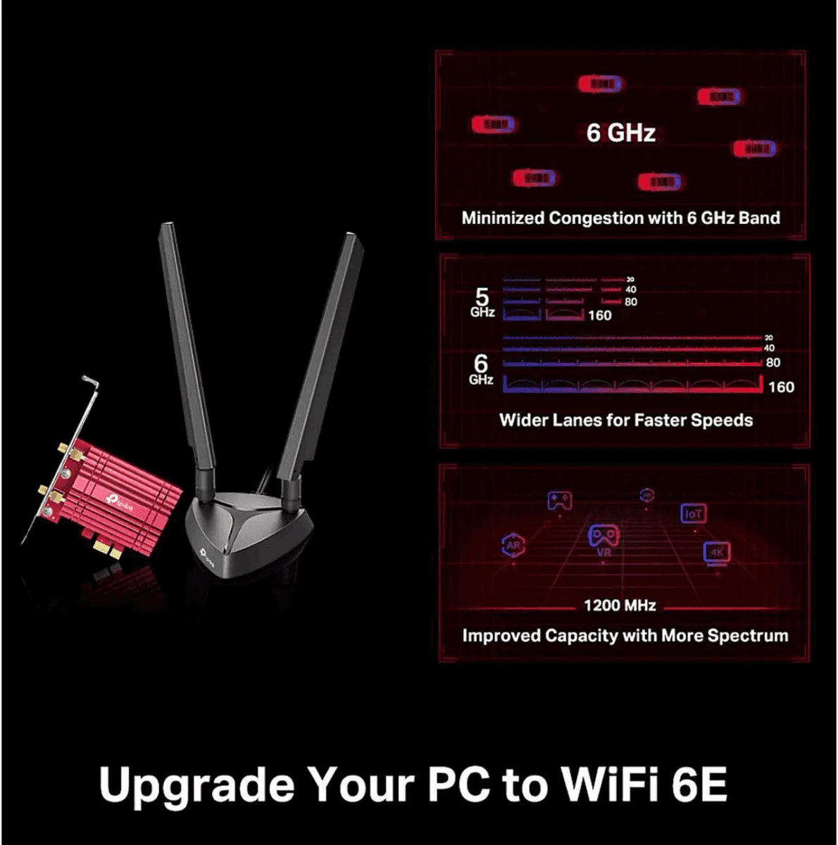 TP-Link Archer TXE75E AXE5400 Wi-Fi 6E PCIe Adapter image 4