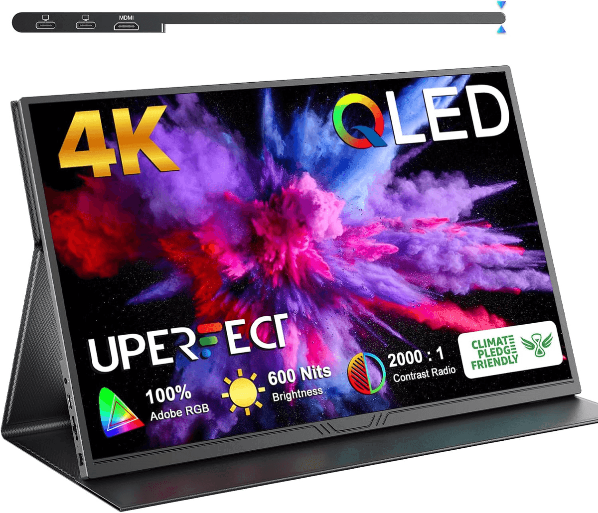 UPERFECT 15.6-inch 4K QLED Portable Monitor