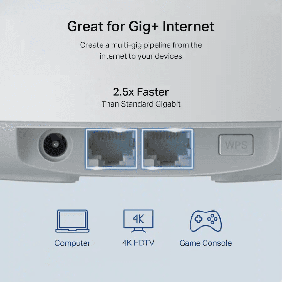 TP-Link Deco 7 BE5000 Wi-Fi 7 Mesh Router (1-Pack) image 4