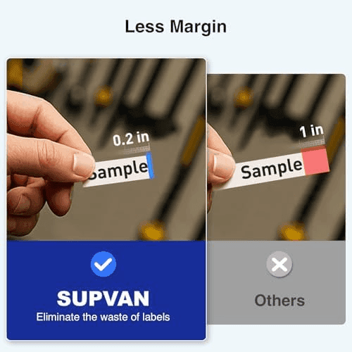 SUPVAN E11 Bluetooth Label Maker with 4 Tapes image 4