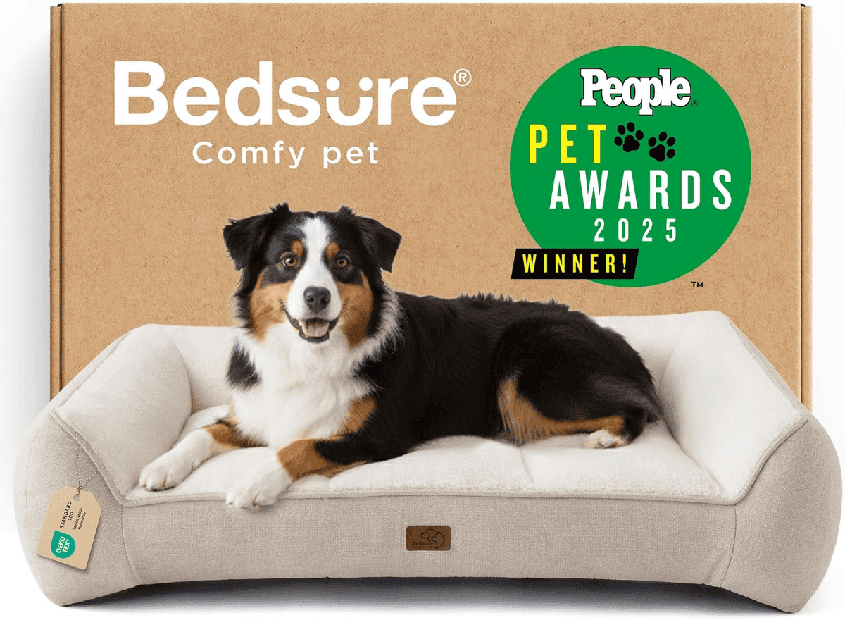 Bedsure SupportMax 45-inch Orthopedic XL Dog Bed for $67.48