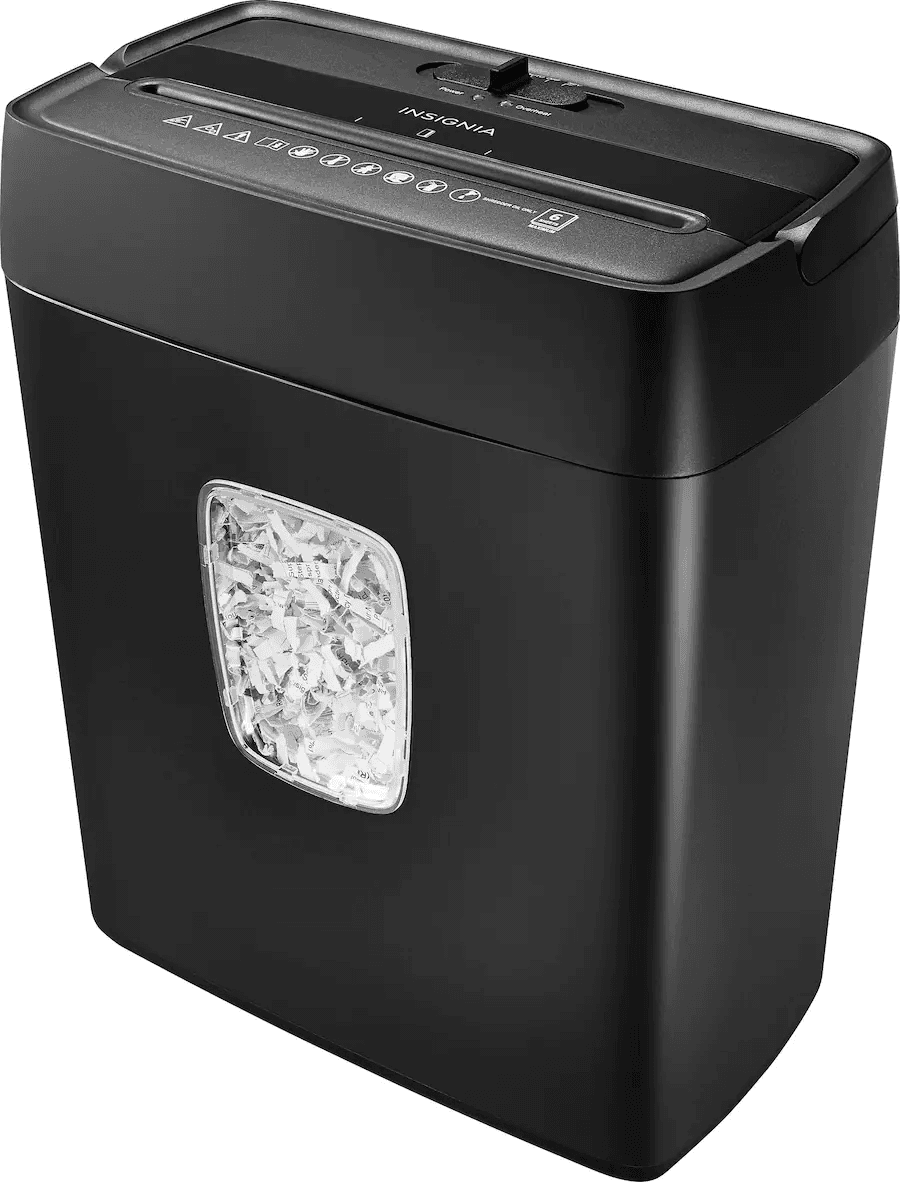 Insignia 6-Sheet Crosscut Shredder for $29.99
