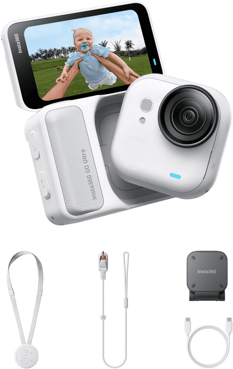 Insta360 GO Ultra 4K Vlogging Camera - Arctic White for $379.99
