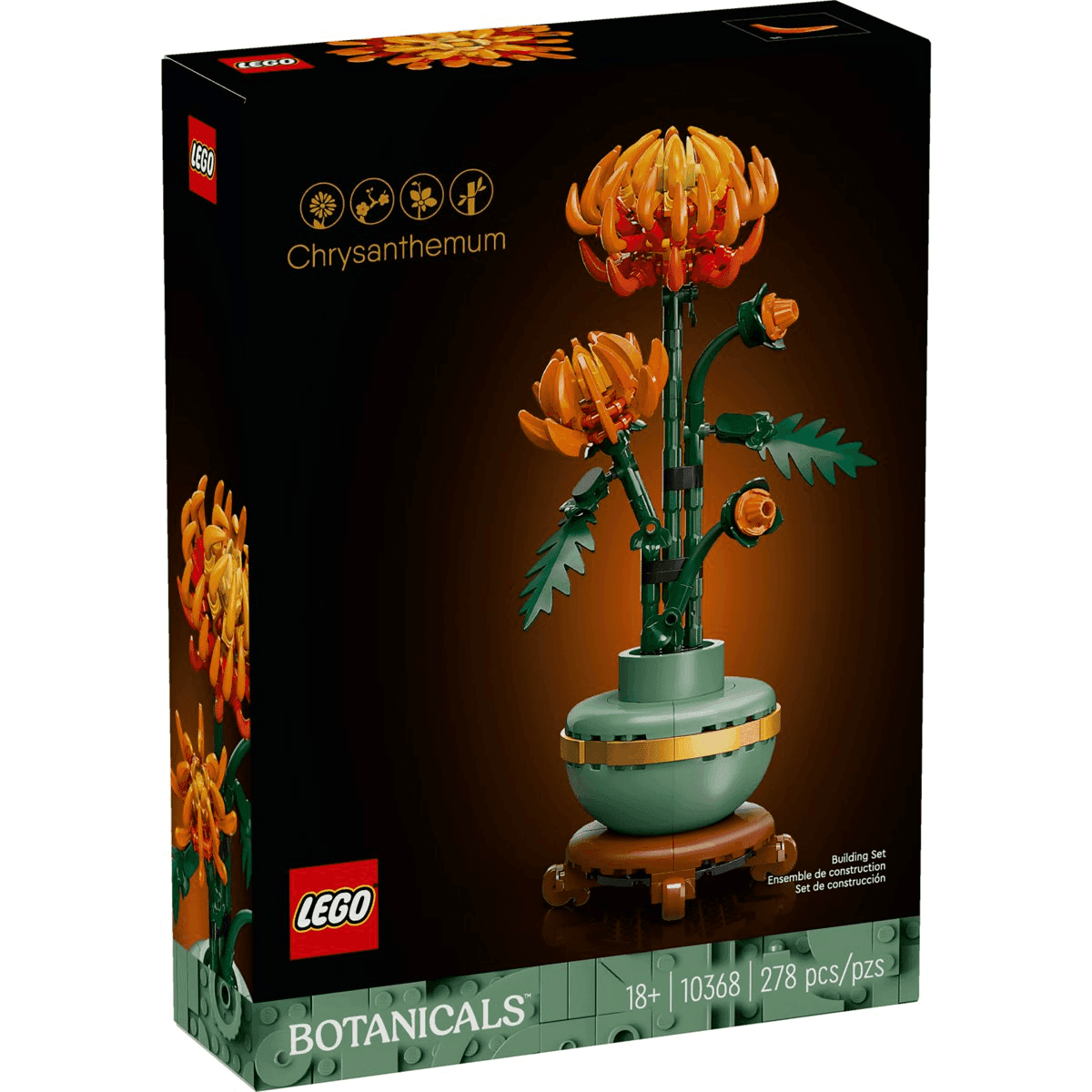 LEGO Icons Chrysanthemum Building Set 10368 for $23.96 image 2