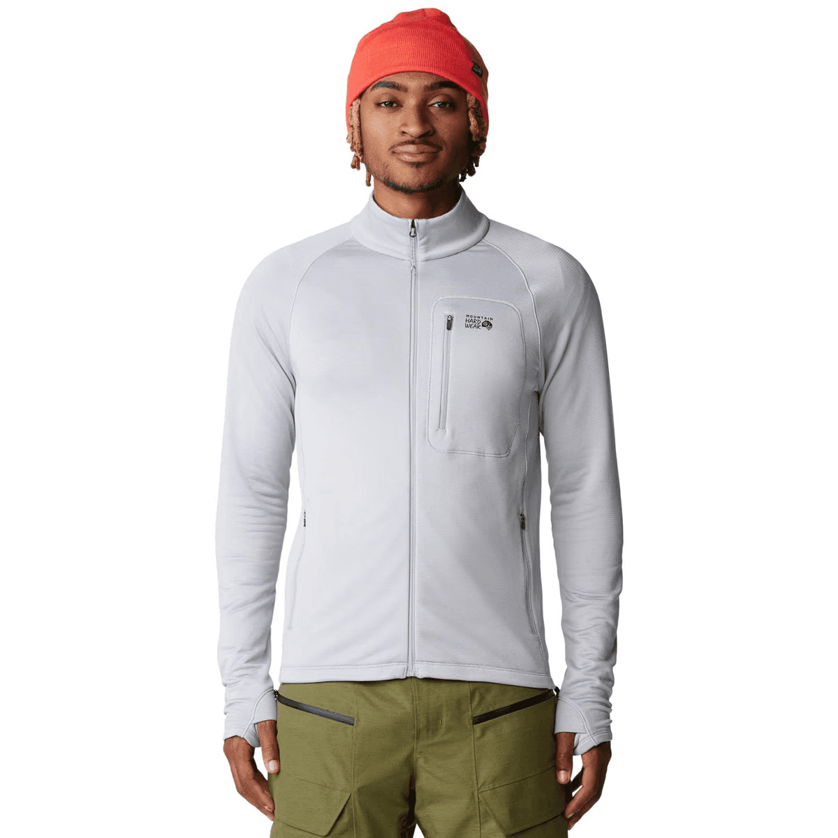 Mountain Hardwear Glacial Trail Full-Zip Jacket - Men's - Glacial, Small
