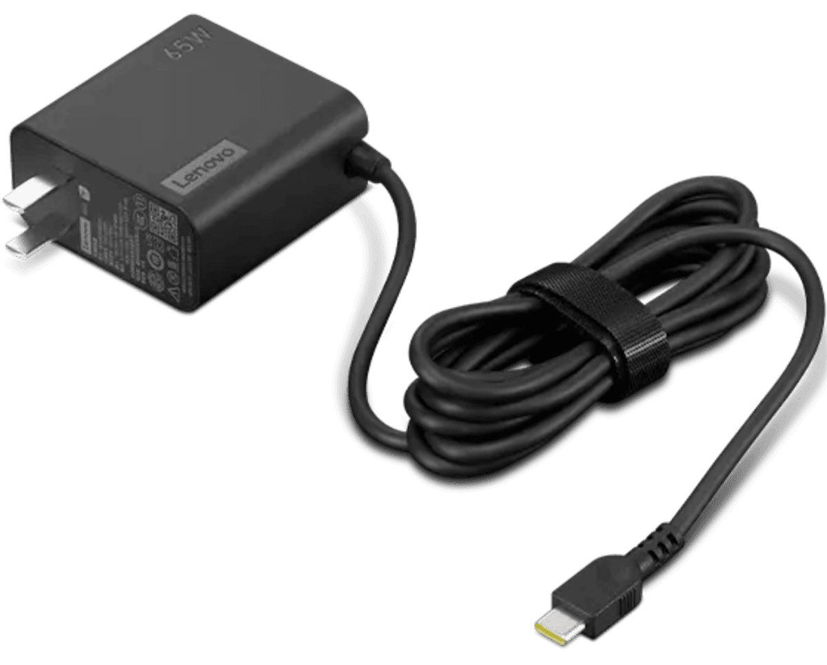 Lenovo 65W USB-C Wall Adapter with 5.9-Foot Cable
