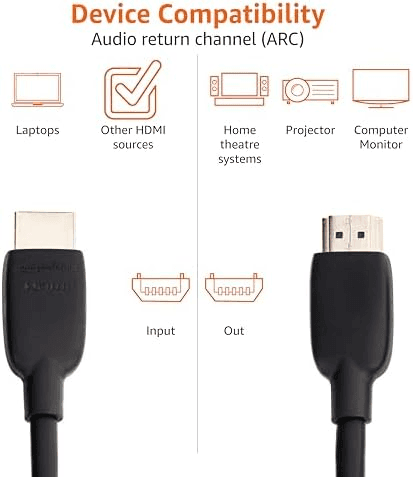 Amazon Basics 3-Foot HDMI 2.1 Cable - 8K 60Hz / 4K 120Hz image 4