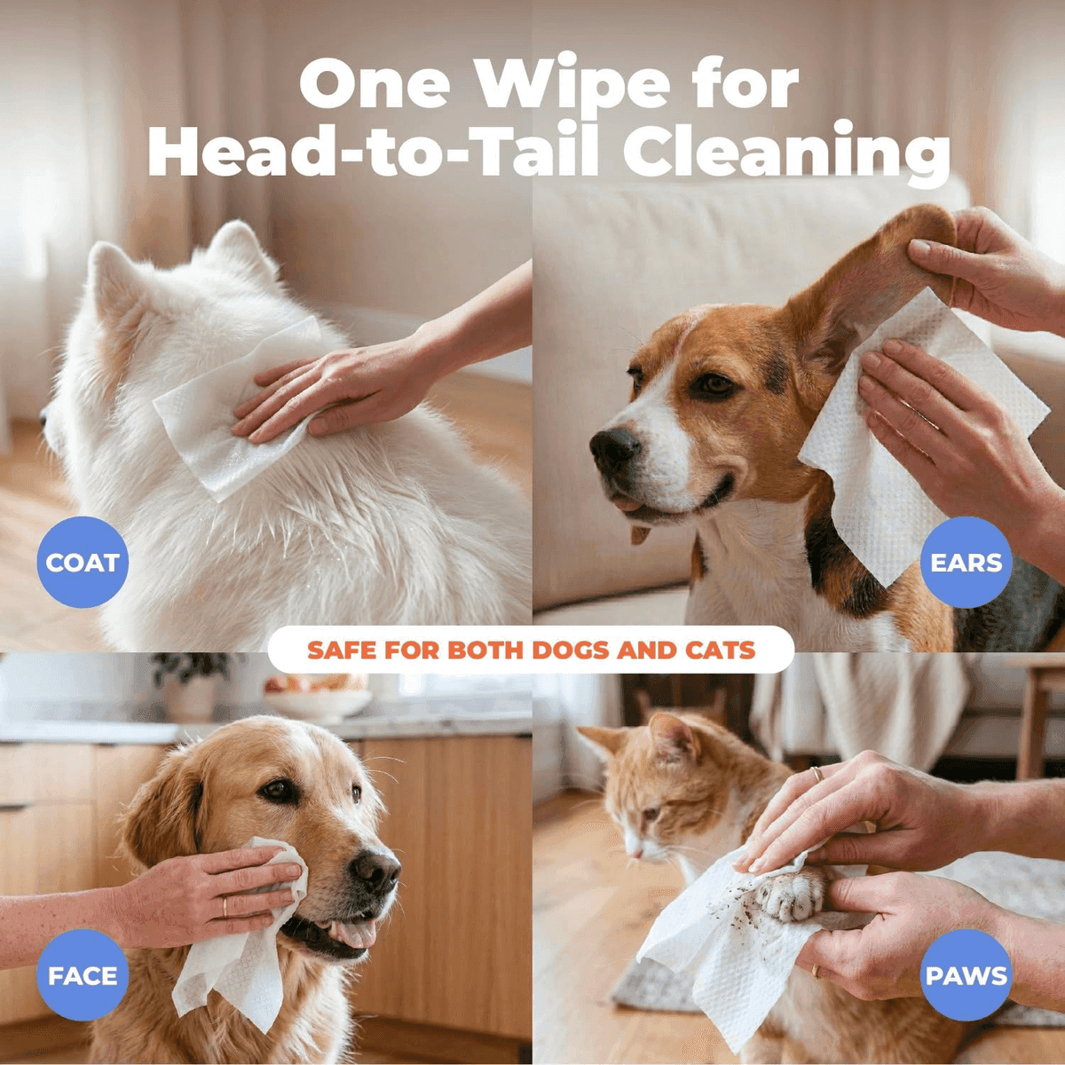 Best Pet Supplies Calming Lavender Cleaning Wipes - 100 Count image 3