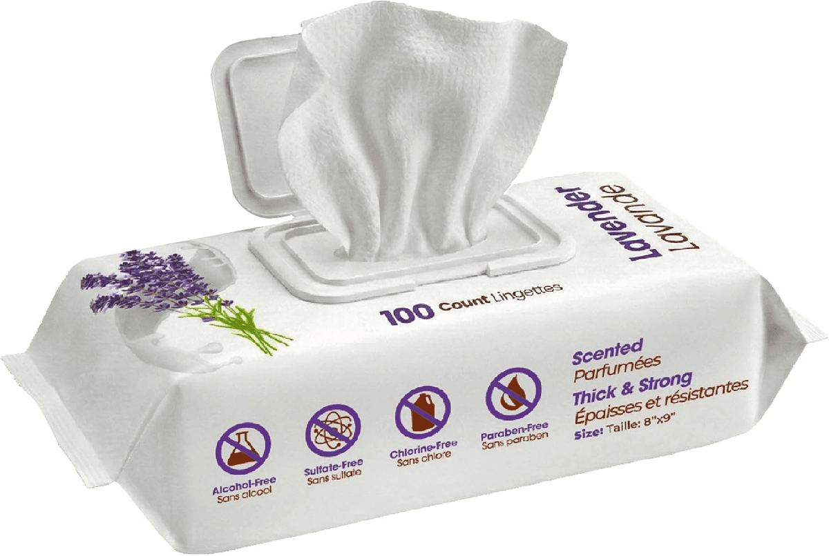Best Pet Supplies Calming Lavender Cleaning Wipes - 100 Count