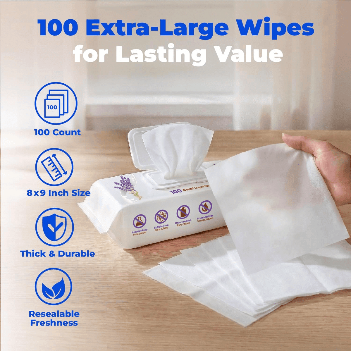 Best Pet Supplies Calming Lavender Cleaning Wipes - 100 Count image 5