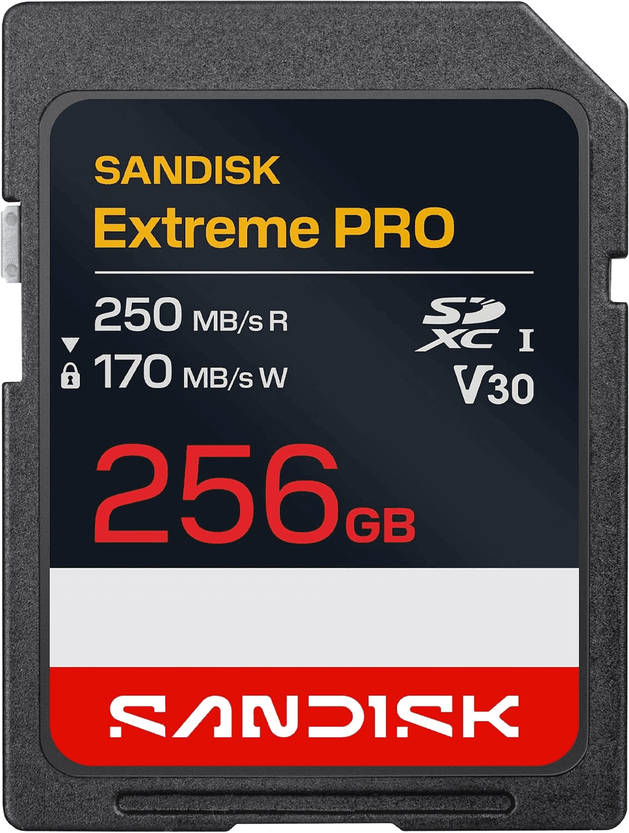 SanDisk 256GB Extreme PRO SD UHS-I Memory Card