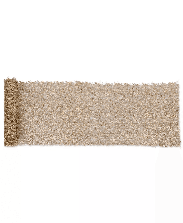Design Imports Sequin Mesh Table Runner - Gold image 2