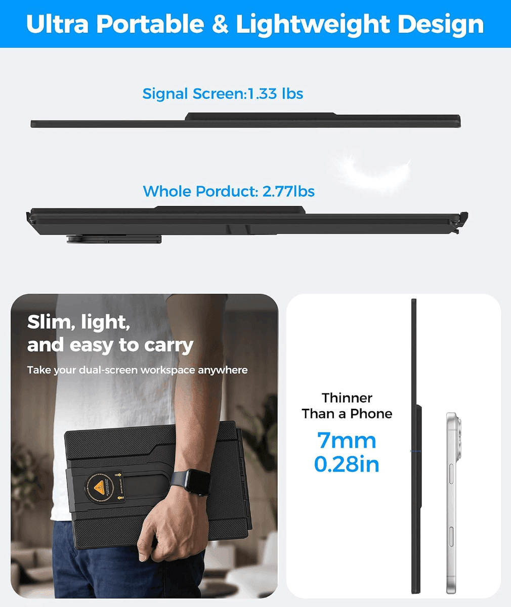 Orfibz 15.6-Inch FHD Laptop Screen Extender image 4