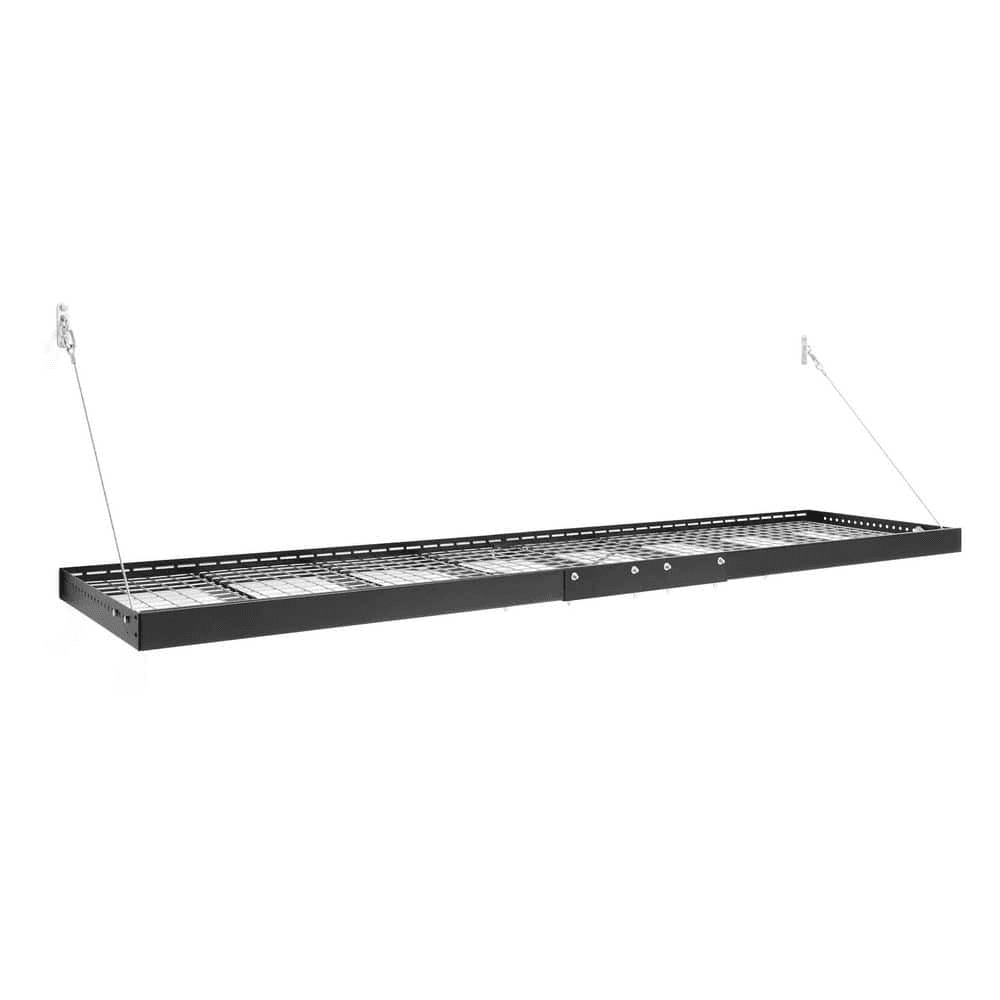 NewAge Products Pro Series 2 ft. x 8 ft. Wall-Mounted Steel Shelf - Black