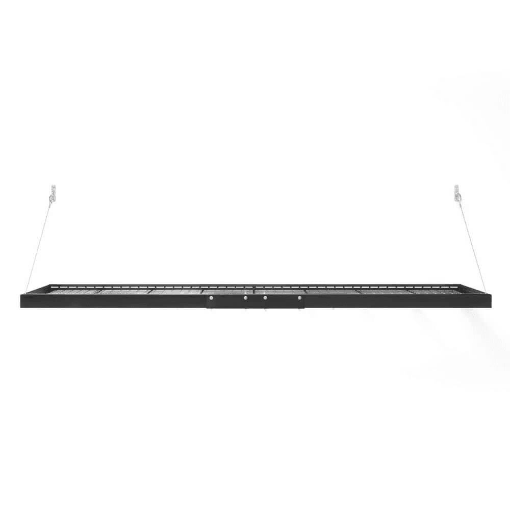 NewAge Products Pro Series 2 ft. x 8 ft. Wall-Mounted Steel Shelf - Black image 2
