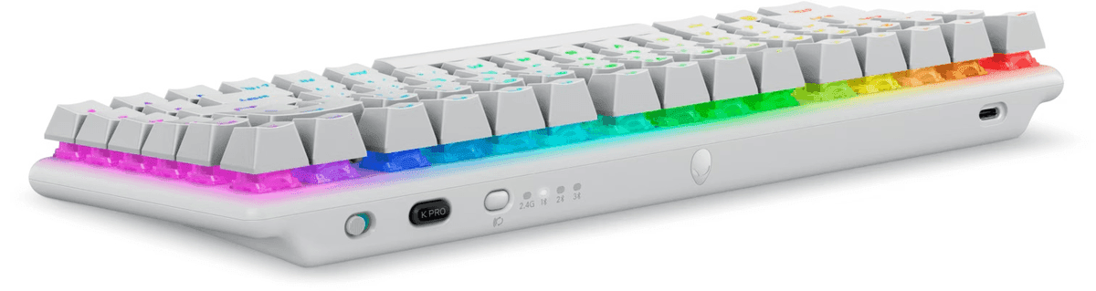 Alienware Pro Wireless Gaming Keyboard - Lunar Light for $154.99 image 4